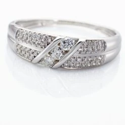 Bague Rosaleen Blanc Diamant Blanc Diamant -Bijouterie Pas Chère B3DFBDW4C3 view3