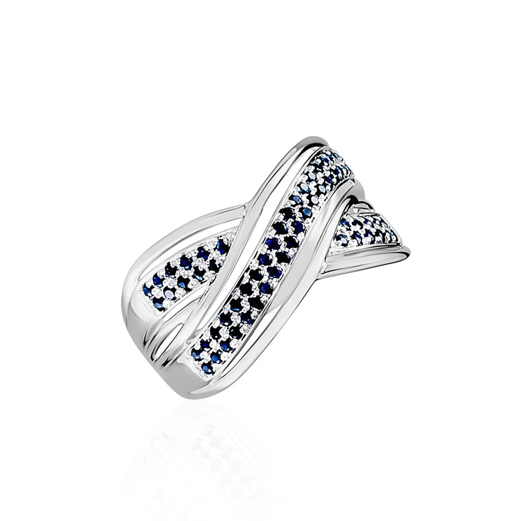 Bague Or Blanc Mauraine Saphirs 1 Bague Or Blanc Mauraine Saphirs
