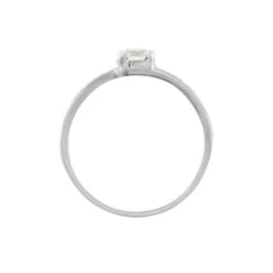 Bague Armelle Or Blanc Oxyde -Bijouterie Pas Chère B3DFBZW0NL view2