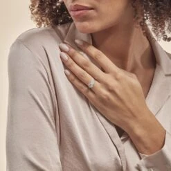 Bague Or Blanc Morganenn Oxyde -Bijouterie Pas Chère B3DFBZW0QL model0