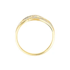 Bague Leopoldine Or Jaune Diamant -Bijouterie Pas Chère B3DFJDW0L1 view2