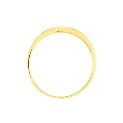 Bague Trilogie Or Jaune Diamant -Bijouterie Pas Chère B3DFJDW152 view2