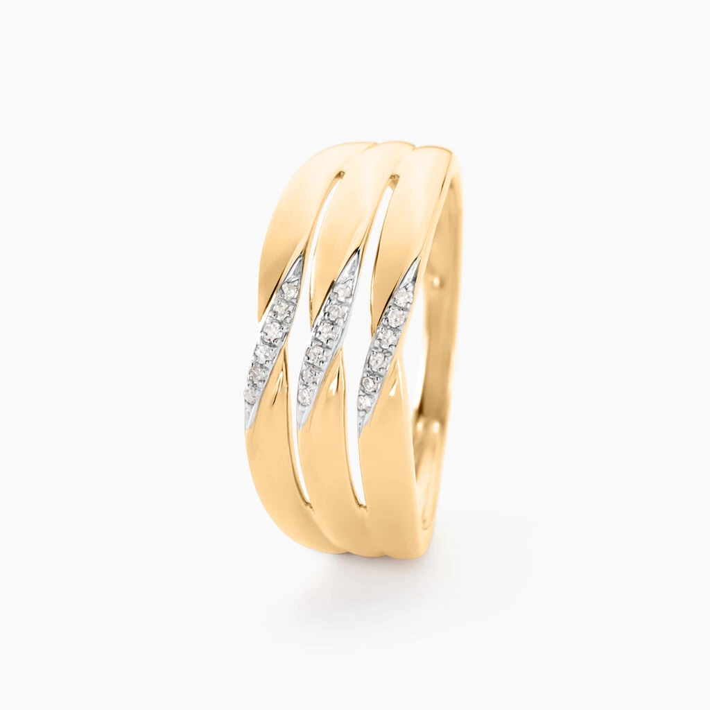 Bague Grasiella Or Jaune Diamant 2 Bague Grasiella Or Jaune Diamant – Image 2