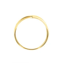 Bague Catharine 3 Rangs Or Jaune Diamant -Bijouterie Pas Chère B3DFJDW1H3 view2