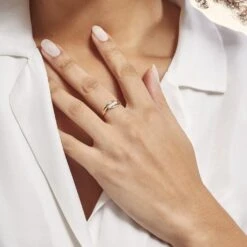 Bague Nolan Or Jaune Diamant 11 Bague Nolan Or Jaune Diamant -Bijouterie Pas Chère B3DFJDW425 model1