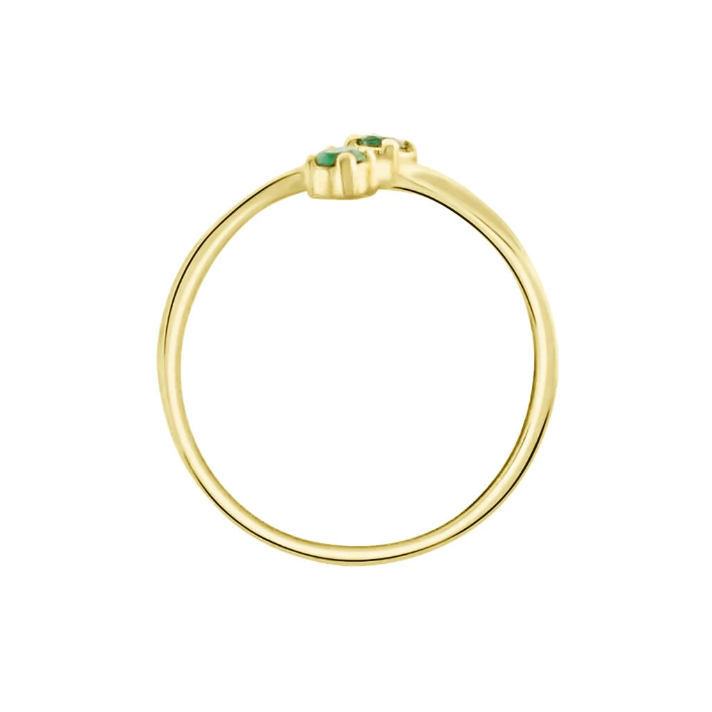 Bague Ruqaya Or Jaune Emeraude 3 Bague Ruqaya Or Jaune Emeraude – Image 3