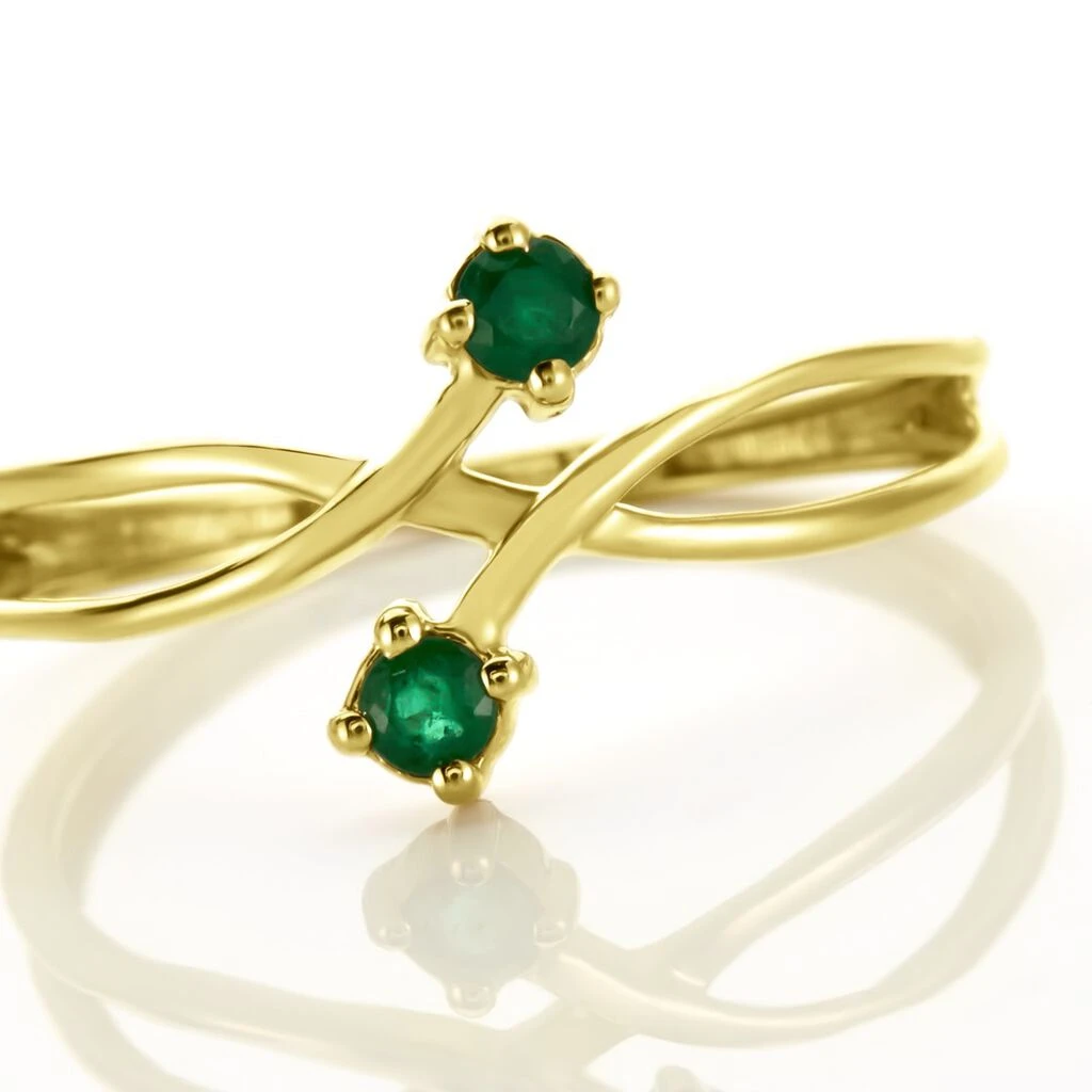 Bague Ruqaya Or Jaune Emeraude 4 Bague Ruqaya Or Jaune Emeraude – Image 4