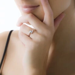 Bague Tiphaine Or Jaune Saphir -Bijouterie Pas Chère B3DFJSB792 model0