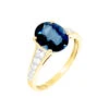Bague Or Jaune Marie-camille Topaze Oxydes De Zirconium