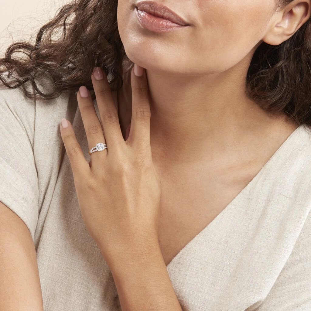 Bague Solitaire Cillian Or Jaune Oxyde De Zirconium 4 Bague Solitaire Cillian Or Jaune Oxyde De Zirconium – Image 4