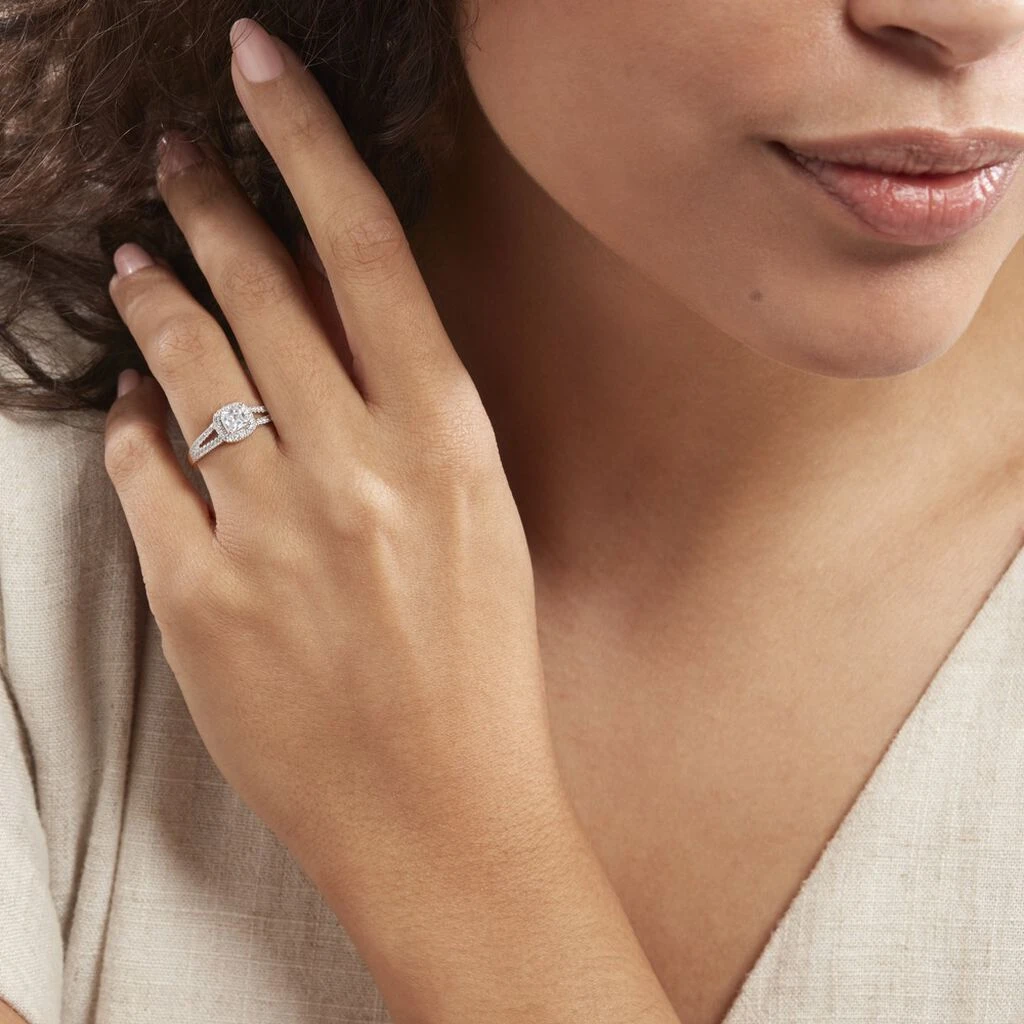 Bague Solitaire Cillian Or Jaune Oxyde De Zirconium 5 Bague Solitaire Cillian Or Jaune Oxyde De Zirconium – Image 5