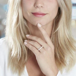 Bague Lyana Or Jaune Oxyde De Zirconium -Bijouterie Pas Chère B3DFJZW0HF model0