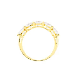 Bague Lyana Or Jaune Oxyde De Zirconium -Bijouterie Pas Chère B3DFJZW0HF view2