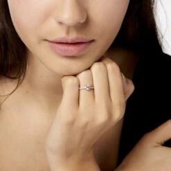 Bague Manon Or Jaune Oxyde De Zirconium -Bijouterie Pas Chère B3DFJZW160 model0