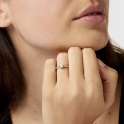 Bague Manon Or Jaune Oxyde De Zirconium -Bijouterie Pas Chère B3DFJZW160 model1