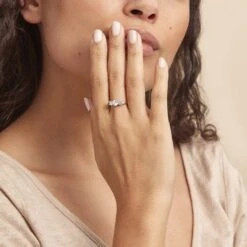 Bague Caitlin Or Jaune Oxyde De Zirconium -Bijouterie Pas Chère B3DFJZW2H0 model1