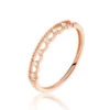 Bague Liona Or Rose Diamant
