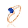 Bague Anja Or Rose Saphir Et Diamant
