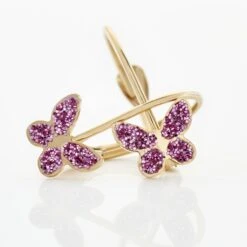 Boucles D'oreilles Pendantes Or Jaune Alyssia -Bijouterie Pas Chère B3OEJWI005 view2