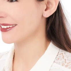 Boucles D'oreilles Puces Coeurs Or Jaune -Bijouterie Pas Chère B3OEJWS475 model0