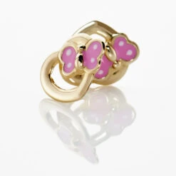 Boucles D'oreilles Puces Or Jaune Myrthale 5 Boucles D'oreilles Puces Or Jaune Myrthale -Bijouterie Pas Chère B3OEJWS509 view2