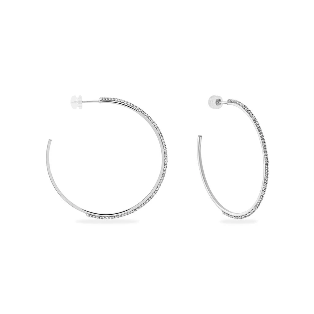 Créoles Tyhana Or Blanc Oxyde 2 Créoles Tyhana Or Blanc Oxyde – Image 2