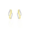 Boucles D'oreilles Puces Bathilde Or Jaune Diamant