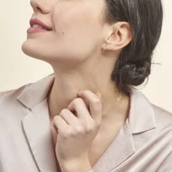 Créoles Or Jaune Anaitz -Bijouterie Pas Chère B3OFJW000Q model0