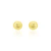 Boucles D'oreilles Puces Fidelia Boule Sablee Or Jaune