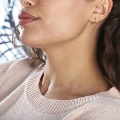 Créoles Ariel Or Jaune -Bijouterie Pas Chère B3OFJW00AJ model0