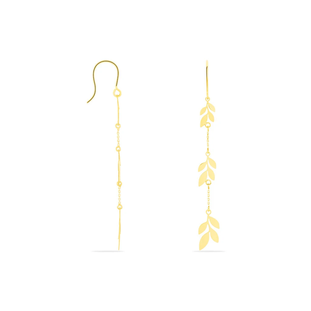 Boucles D'oreilles Pendantes Edinna Or Jaune 2 Boucles D'oreilles Pendantes Edinna Or Jaune – Image 2