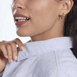 Créoles Xanthia Or Jaune -Bijouterie Pas Chère B3OFJW00G4 model0