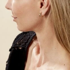 Créoles Vickie Or Jaune -Bijouterie Pas Chère B3OFJW0291 model1