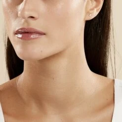 Boucles D'oreilles Puces Berangere Cercle Or Jaune -Bijouterie Pas Chère B3OFJW0784 model0