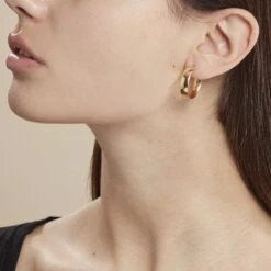 Créoles Terezia Or Jaune -Bijouterie Pas Chère B3OFJW0940 model0