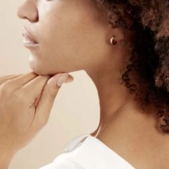 Créoles Cody Or Jaune -Bijouterie Pas Chère B3OFJW0956 model0