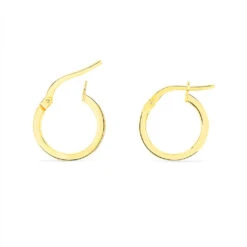 Créoles Cody Or Jaune -Bijouterie Pas Chère B3OFJW0956 view3