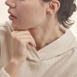 Boucles D'oreilles Pendantes Dahina Or Jaune Oxyde De Zirconium -Bijouterie Pas Chère B3OFJZW136 model0