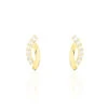 Boucles D'oreilles Puces Marlyatou Or Jaune Oxyde De Zirconium