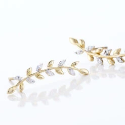 Bijoux D'oreilles Eloiza Or Jaune Oxyde De Zirconium -Bijouterie Pas Chère B3OFJZW791 view2