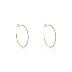 Créoles Tyhana Or Jaune Oxyde