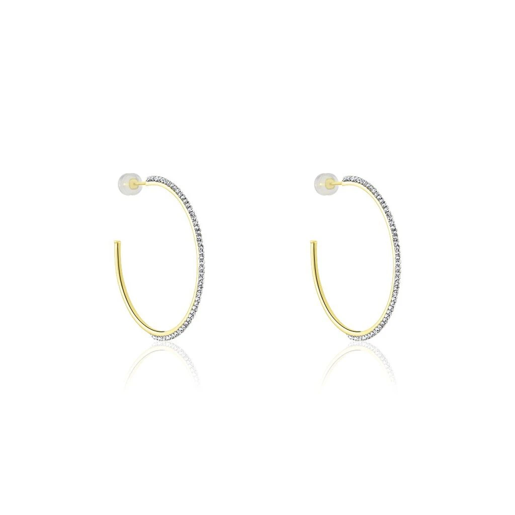 Créoles Tyhana Or Jaune Oxyde 1 Créoles Tyhana Or Jaune Oxyde