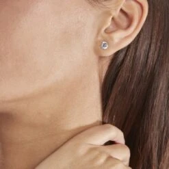 Boucles D'oreilles Puces Or Jaune Katherina Oxyde De Zirconium -Bijouterie Pas Chère B3OFJZW968 model0