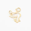 Pendentif Guecha Colombe Et Coeur Or Jaune
