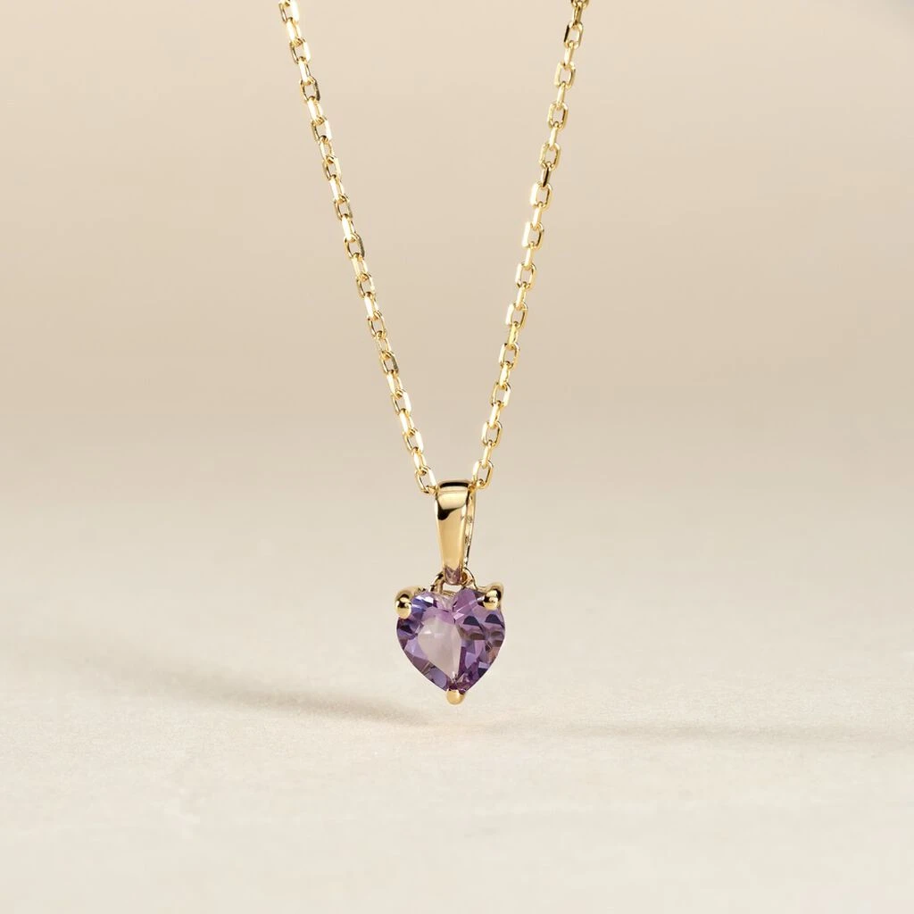 Pendentif Miyah Or Jaune Amethyste 3 Pendentif Miyah Or Jaune Amethyste – Image 3