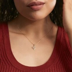 Pendentif Ivena Or Jaune Oxyde De Zirconium -Bijouterie Pas Chère B3PFJZW117 model0