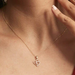 Pendentif Ivena Or Jaune Oxyde De Zirconium -Bijouterie Pas Chère B3PFJZW117 model1