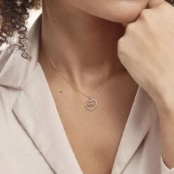 Pendentif Or Jaune Ramouna Oxyde De Zirconium -Bijouterie Pas Chère B3PFJZW241 model0