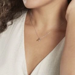 Pendentif Eudocie Triple Coeurs Or Tricolore -Bijouterie Pas Chère B3PM3W0495 model1