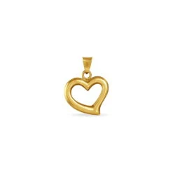 Pendentif Eudocie Coeur Bombe Or Jaune -Bijouterie Pas Chère B3PMJW0160 view2